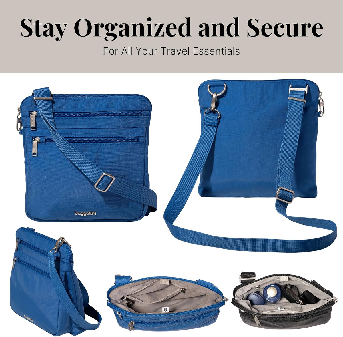 Securtex Anti-Theft Large Crossbody