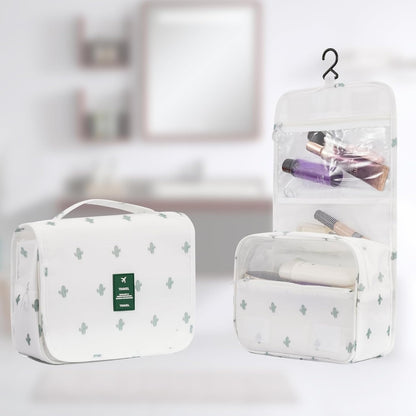Hanging Travel Toiletry Bag Women's Cosmetic Organizer Makeup Pouch Men's Shaving Kits With Handle (Yellow Lemon)