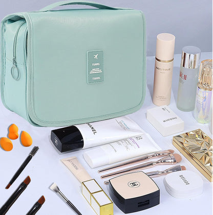 Hanging Travel Toiletry Bag Women's Cosmetic Organizer Makeup Pouch Men's Shaving Kits With Handle (Yellow Lemon)