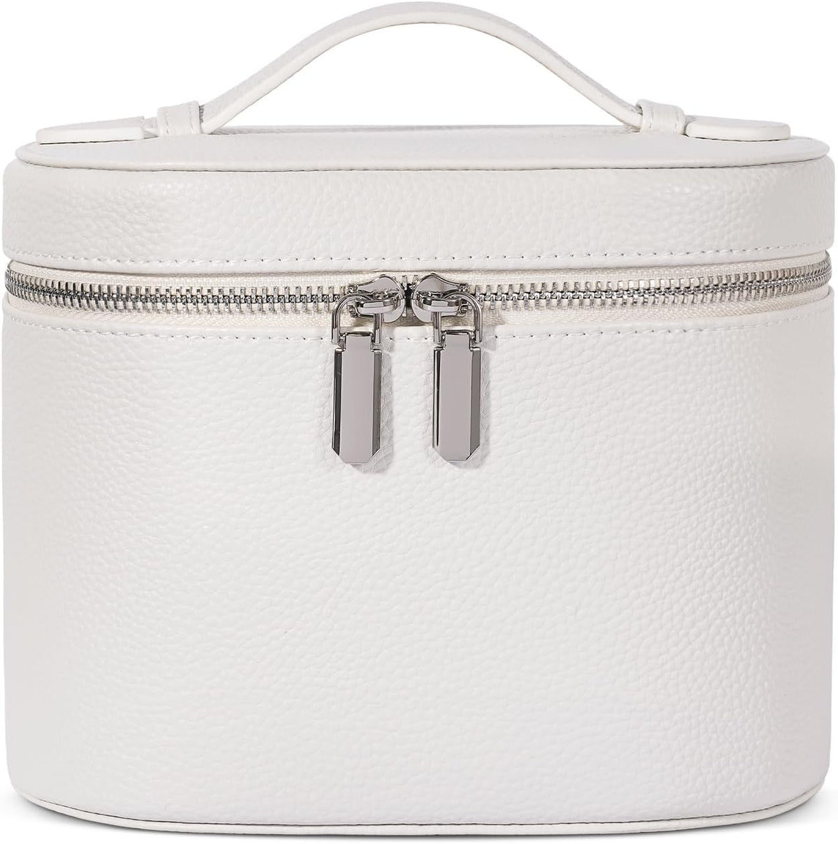 Makeup Bag, Travel Make up Case with Compartments and Handle, Portable Cosmetic Organizer Bags,Toiletry Bag for Women