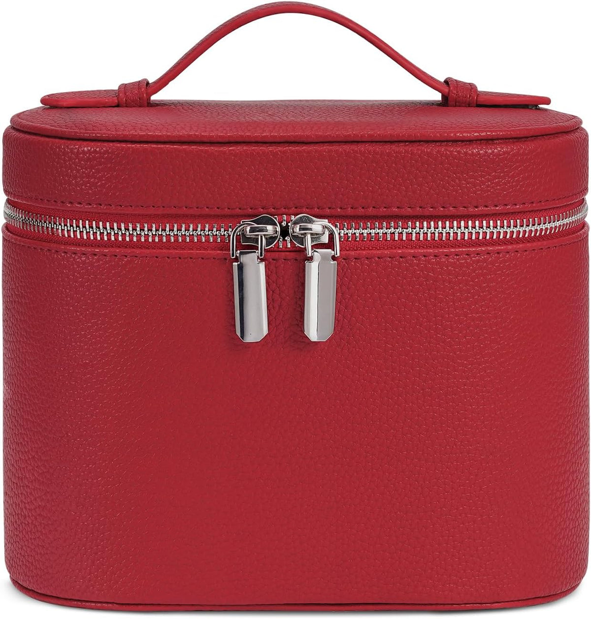 Makeup Bag, Travel Make up Case with Compartments and Handle, Portable Cosmetic Organizer Bags,Toiletry Bag for Women