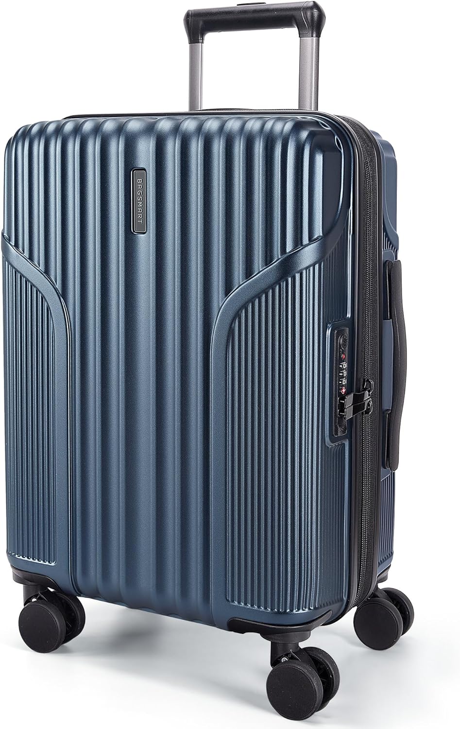 Carry On Luggage 22x14x9 Airline Approved, Lightweight luggage with Spinner Wheels, 20 Inch Expandable Hardside Carry On Suitcase with TSA Lock Rolling Travel suitcase Carry-On, Black