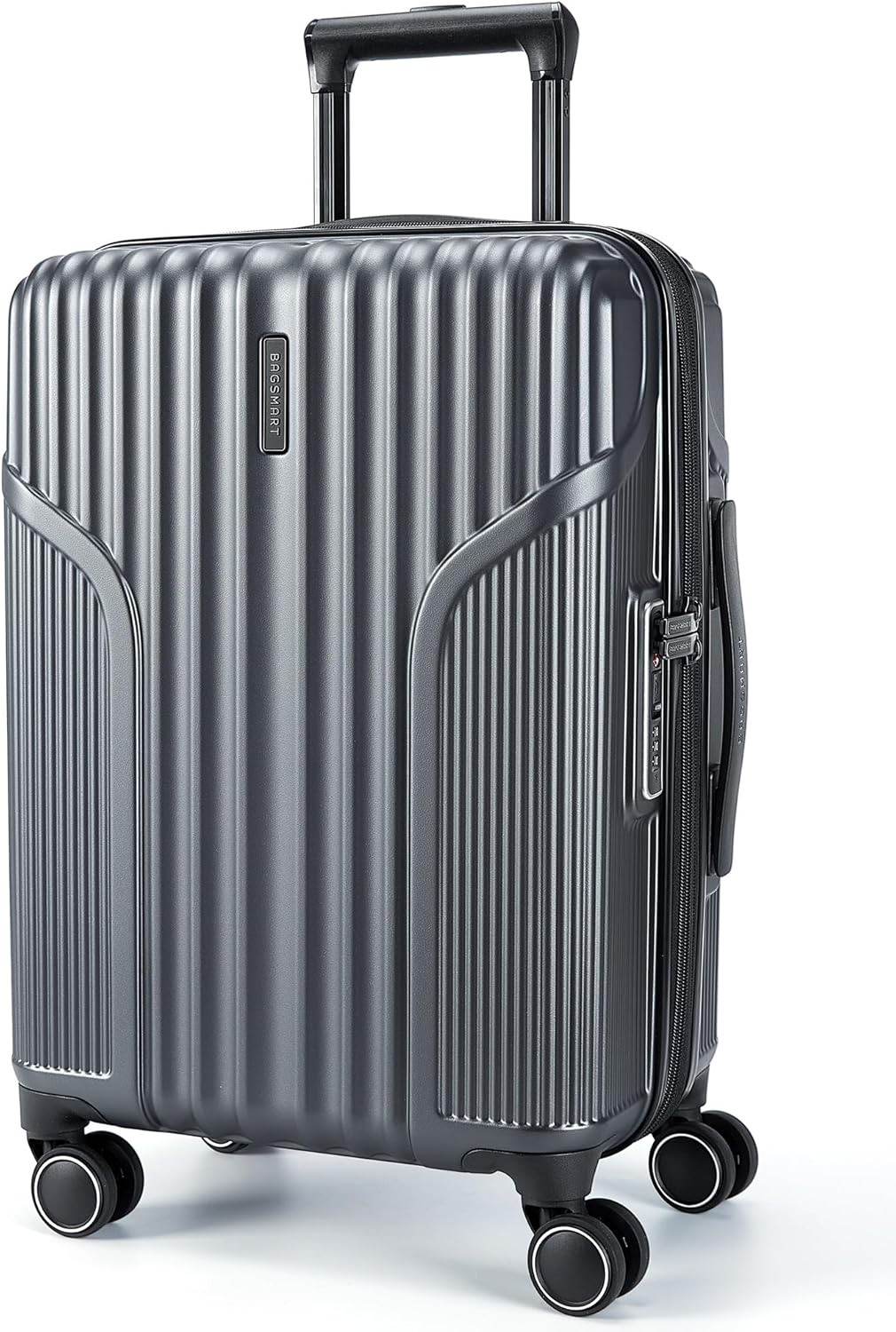 Carry On Luggage 22x14x9 Airline Approved, Lightweight luggage with Spinner Wheels, 20 Inch Expandable Hardside Carry On Suitcase with TSA Lock Rolling Travel suitcase Carry-On, Black