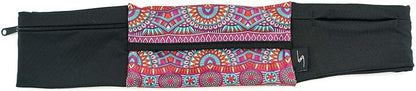 3 Pocket Adjustable Running Belt Waist Pack, Fanny Pack For Working Out With Sweat Resistant Backing, Holds All iPhone Models