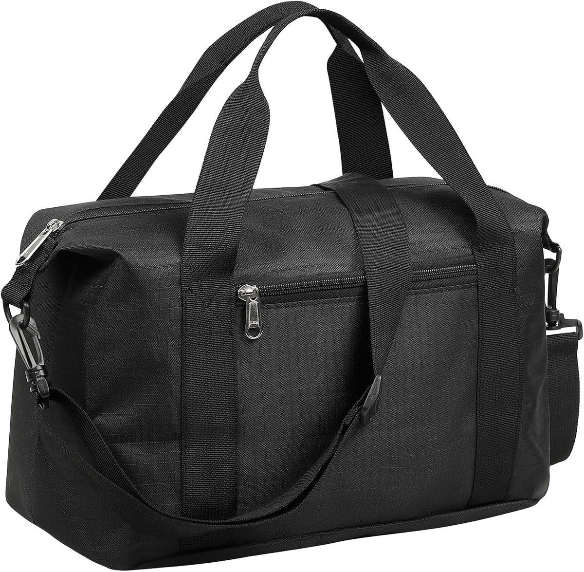Small Gym Bag - 18 Inches Duffle Bag for Travel Lightweight Duffel Bag for Men Women Personal Item Bag Weekender Bag for Travel Sports Gym - Black