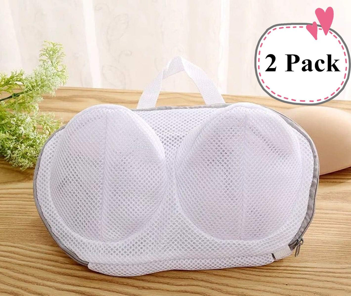 Small Bra Mesh Wash Bags for Laundry Wire-free Brassiere Washing Machine Protector Underwear Travel Thicken Organizer Bag