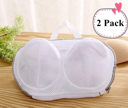 Small Bra Mesh Wash Bags for Laundry Wire-free Brassiere Washing Machine Protector Underwear Travel Thicken Organizer Bag