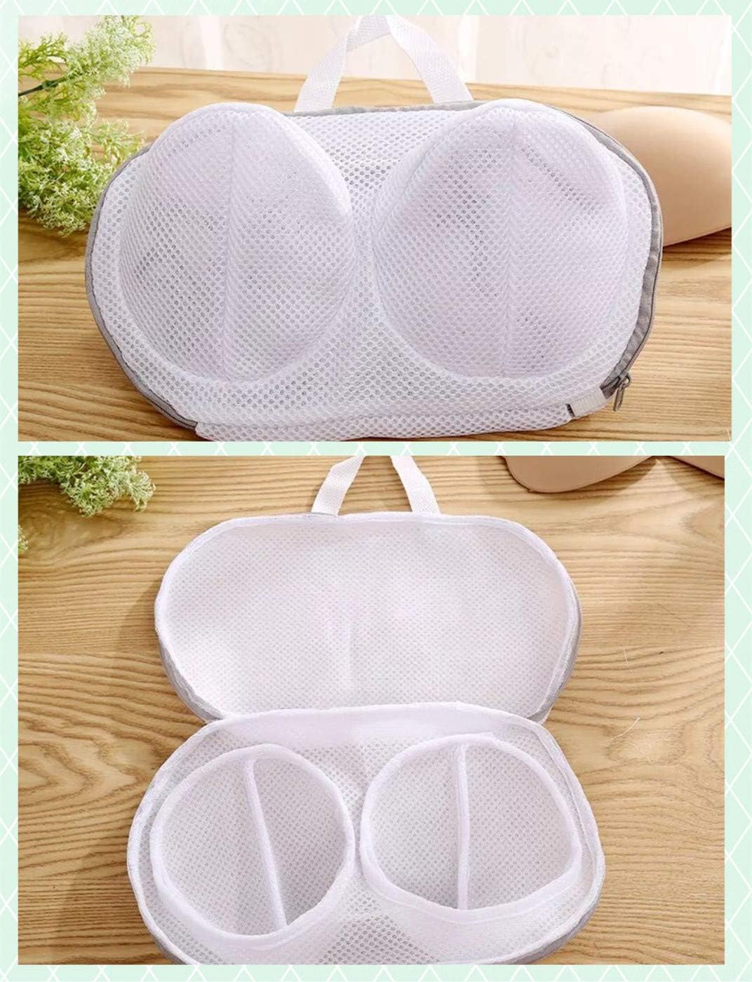 Small Bra Mesh Wash Bags for Laundry Wire-free Brassiere Washing Machine Protector Underwear Travel Thicken Organizer Bag
