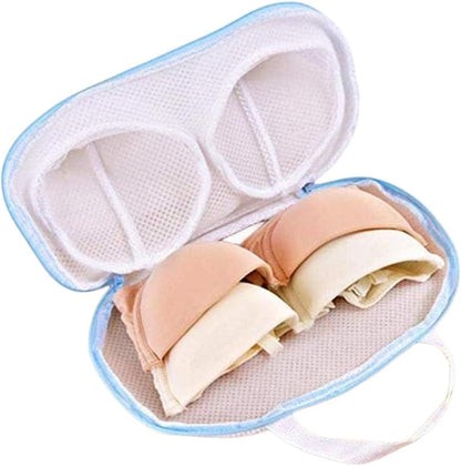 Small Bra Mesh Wash Bags for Laundry Wire-free Brassiere Washing Machine Protector Underwear Travel Thicken Organizer Bag