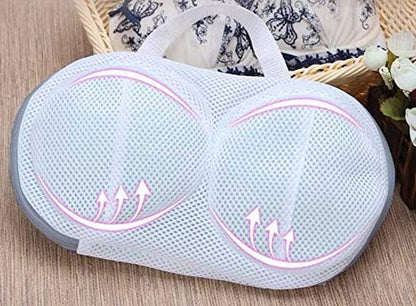 Small Bra Mesh Wash Bags for Laundry Wire-free Brassiere Washing Machine Protector Underwear Travel Thicken Organizer Bag