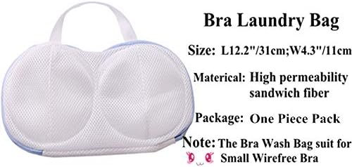 Small Bra Mesh Wash Bags for Laundry Wire-free Brassiere Washing Machine Protector Underwear Travel Thicken Organizer Bag