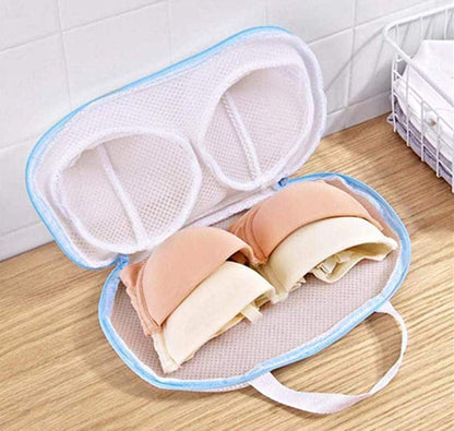 Small Bra Mesh Wash Bags for Laundry Wire-free Brassiere Washing Machine Protector Underwear Travel Thicken Organizer Bag