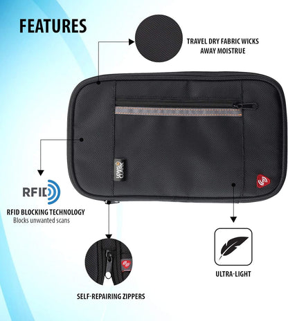 Document Organizer Holder for Identity Theft Protection, Lightweight and Easy to Carry