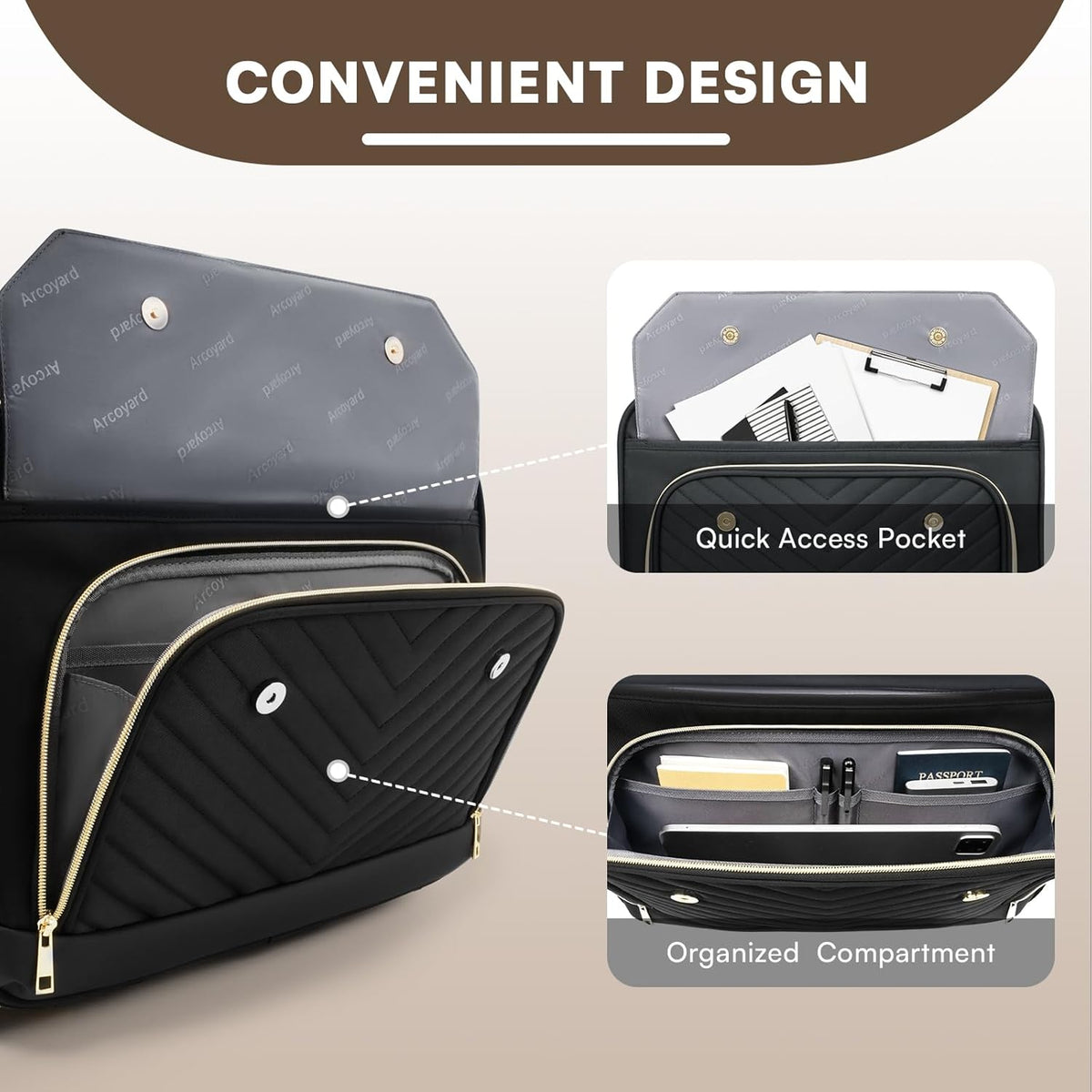 Rolling Laptop Bag Women, Rolling Briefcase for Women for Work, 17 Inch Computer Bag with Wheels, Fashion Flap Laptop Bag With Wheels for Work Business, TSA Friendly Design, Pink