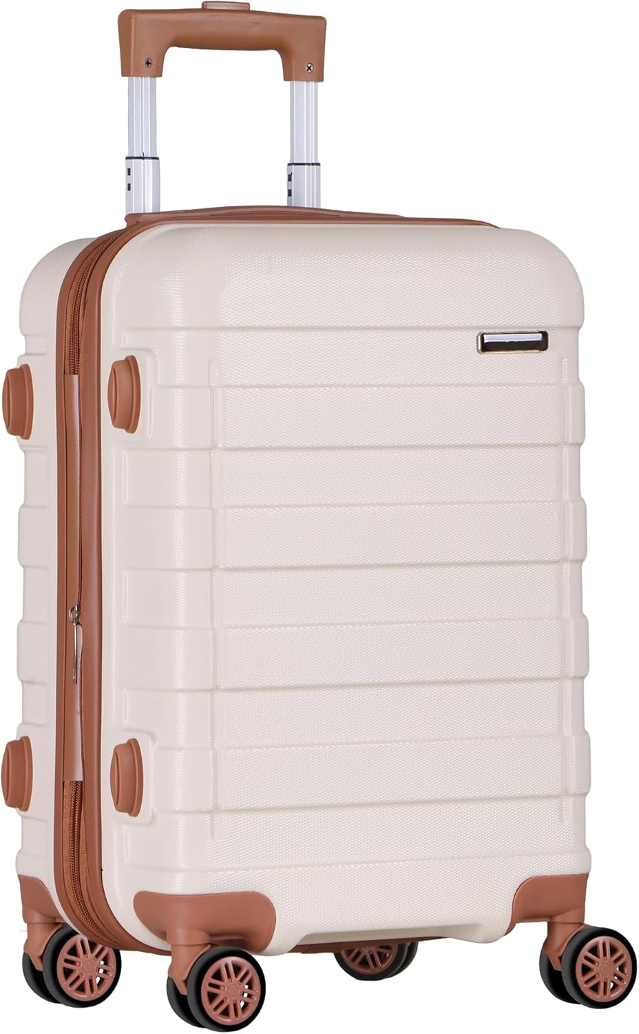 21" Expandable Luggage Spinner Suitcase Carry-On Luggage Hard Shell Built-In TSA lock, 4-Wheel Spinner Travel Suitcase Bag(blue)