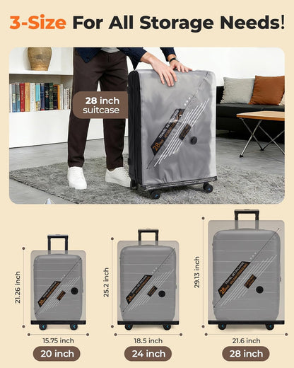 Travel Vacuum Bags for Suitcase & Home, 18 Pack with Wireless Pump | Cordless Pump, Triple-Seal Leak-Proof, 18-Pack 3 Sizes, For Suitcase & Home, With Toiletry Shoe & Laundry Bags