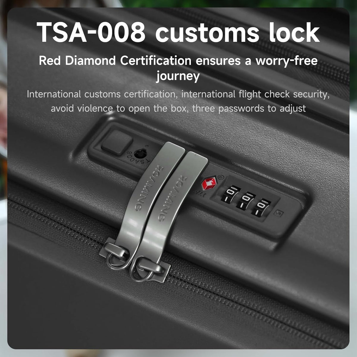 Expandable 20 Inch Carry On Luggage with Mute Brake Wheels Airline Approved Hard Shell Suitcases with Front Pocket Top Opening Luggage with TSA Lock for Short Business Travel, Black