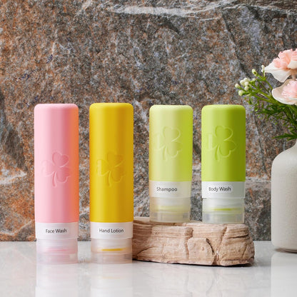 INSFIT 23 Pack Travel Bottles for Toiletries, TSA Approved Silicone Travel Size Toiletries with Toiletry Bag, BPA Free Leak Proof Refillable Travel Essentials for Liquids Shampoo Conditioner Lotion
