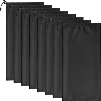 8 Pcs Single Shoe Bags for Travel - 18"X9" Packing Shoe Travel Bags for Suitcase, Shoes (Beige)