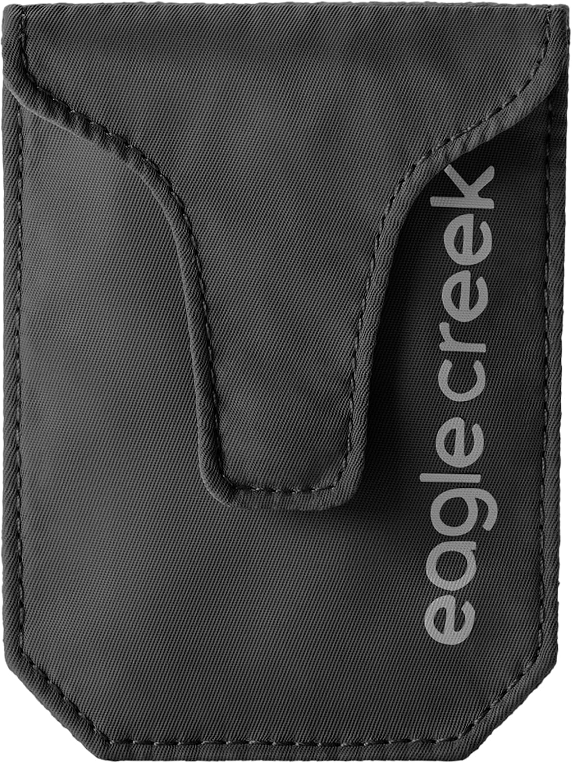 Undercover RFID Hidden Pocket – Travel Security Pouch with RFID Blocking – Lightweight, Wear Under Clothing – Zippered Passport & Card Holder – Adjustable Strap – Black