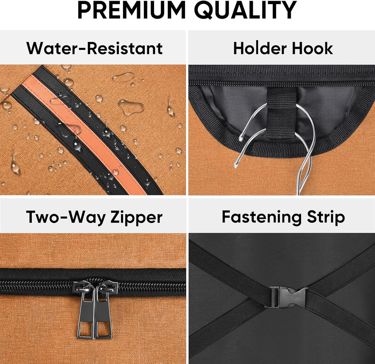 Travel Garment Bag, Travel Suit Bag for Men, Water Resistant Carry on Garment Bag for Hanging Clothes, Garment Duffel Bag for Travel Business (Pure Black-Convertible)