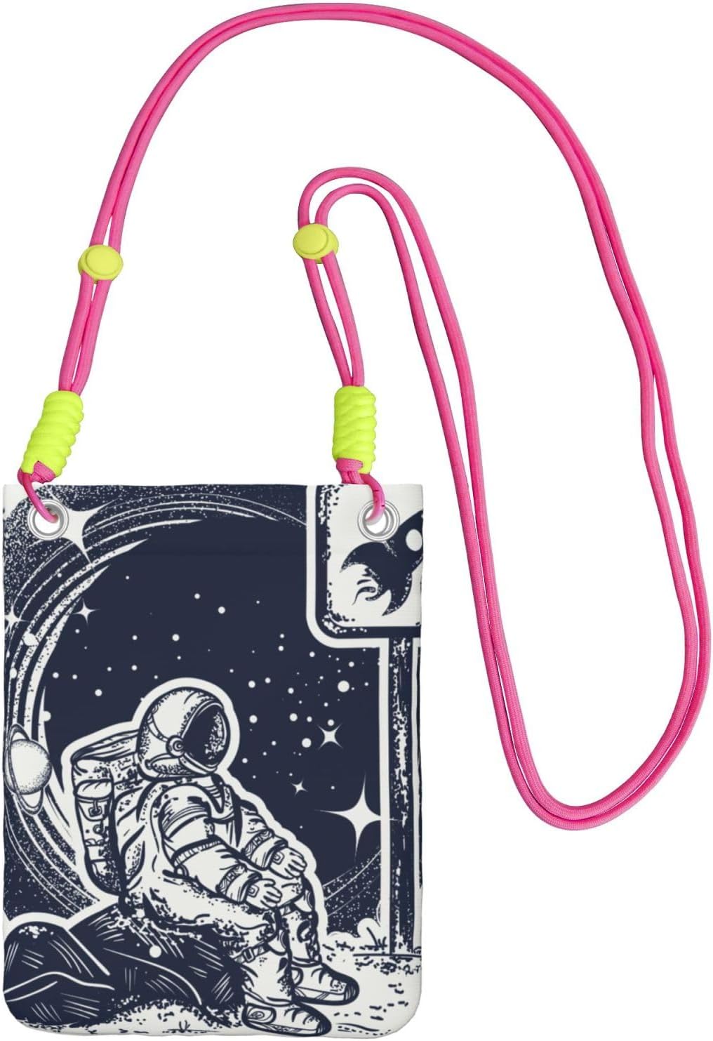 Space Tourism for Crossbody Phone Bag, Small & Lightweight Crossbody Purse for Women with Adjustable Strap, Water-Resistant Daily Commuter Bag for Phone, Wallet, Keys