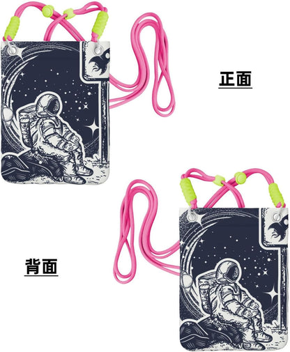 Space Tourism for Crossbody Phone Bag, Small & Lightweight Crossbody Purse for Women with Adjustable Strap, Water-Resistant Daily Commuter Bag for Phone, Wallet, Keys