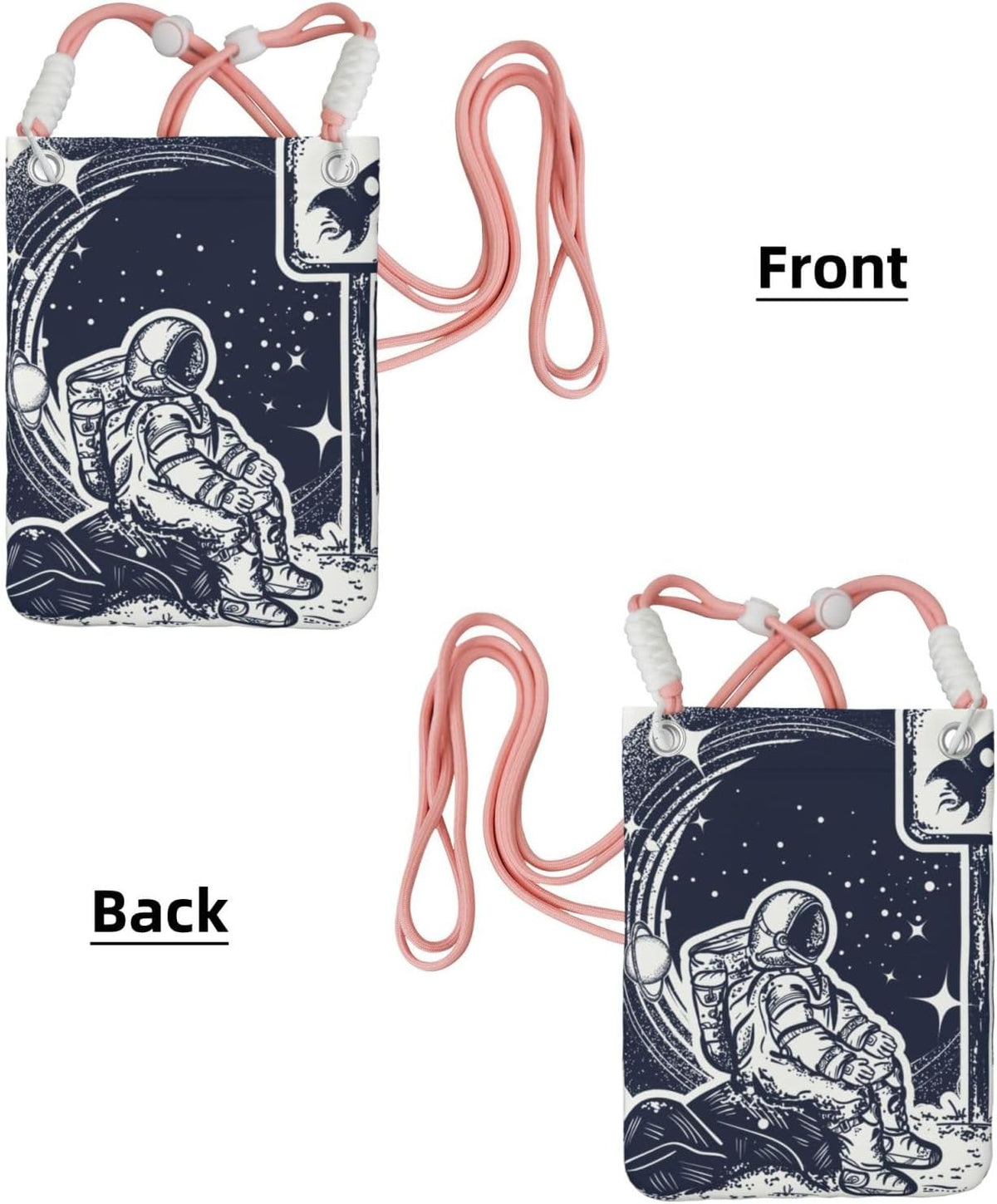 Space Tourism for Crossbody Phone Bag, Small & Lightweight Crossbody Purse for Women with Adjustable Strap, Water-Resistant Daily Commuter Bag for Phone, Wallet, Keys