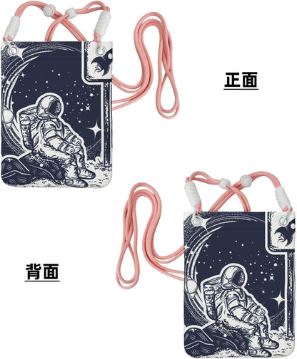 Space Tourism for Crossbody Phone Bag, Small & Lightweight Crossbody Purse for Women with Adjustable Strap, Water-Resistant Daily Commuter Bag for Phone, Wallet, Keys