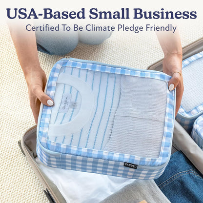 Space-Saving Compression Packing Cubes for Women, Men, Compressible Carry On Suit Case Organizer Luggage Packing Cubes for Travel Compression Organizer Bags for Luggage, Suitcase Cube