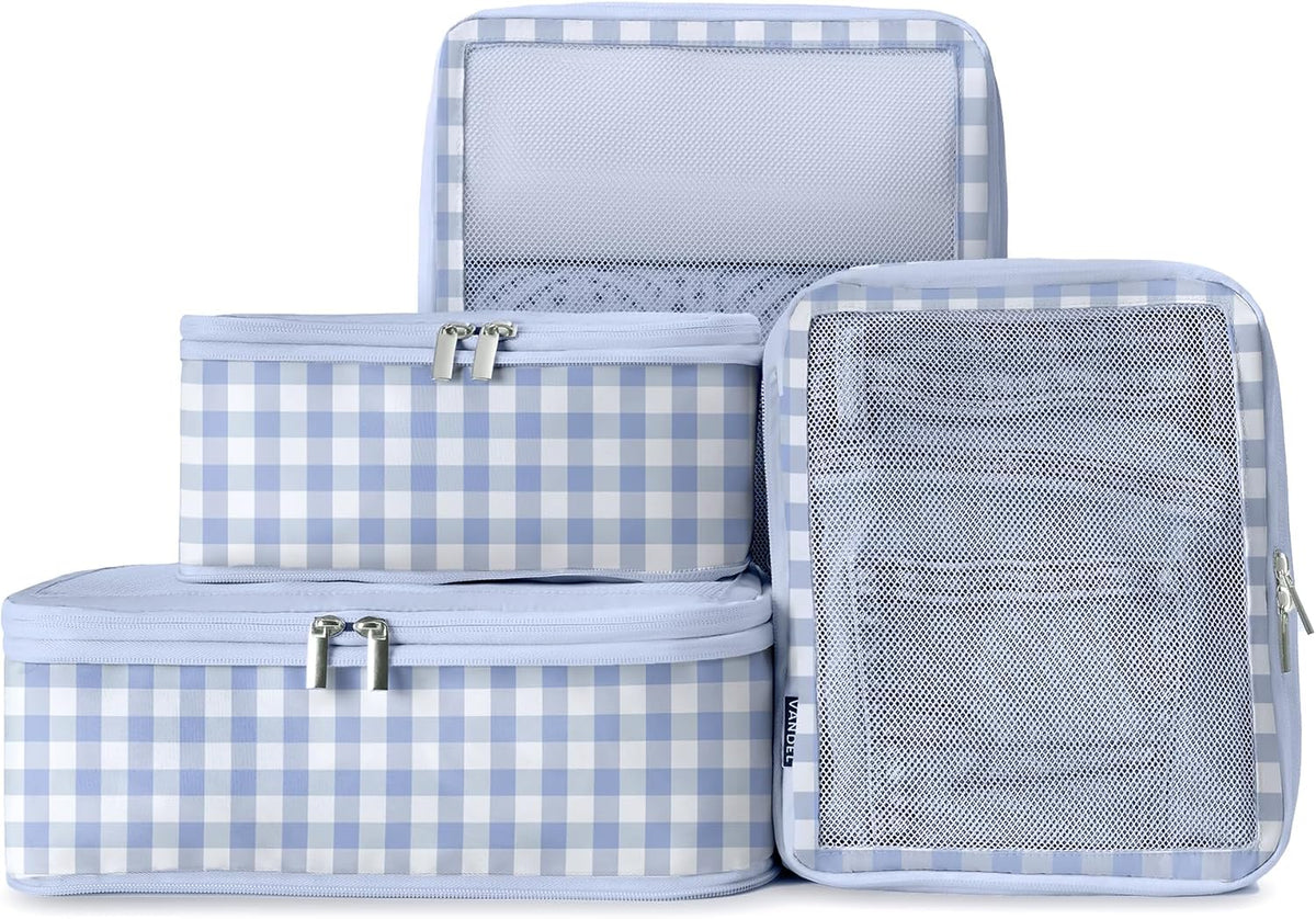 Space-Saving Compression Packing Cubes for Women, Men, Compressible Carry On Suit Case Organizer Luggage Packing Cubes for Travel Compression Organizer Bags for Luggage, Suitcase Cube
