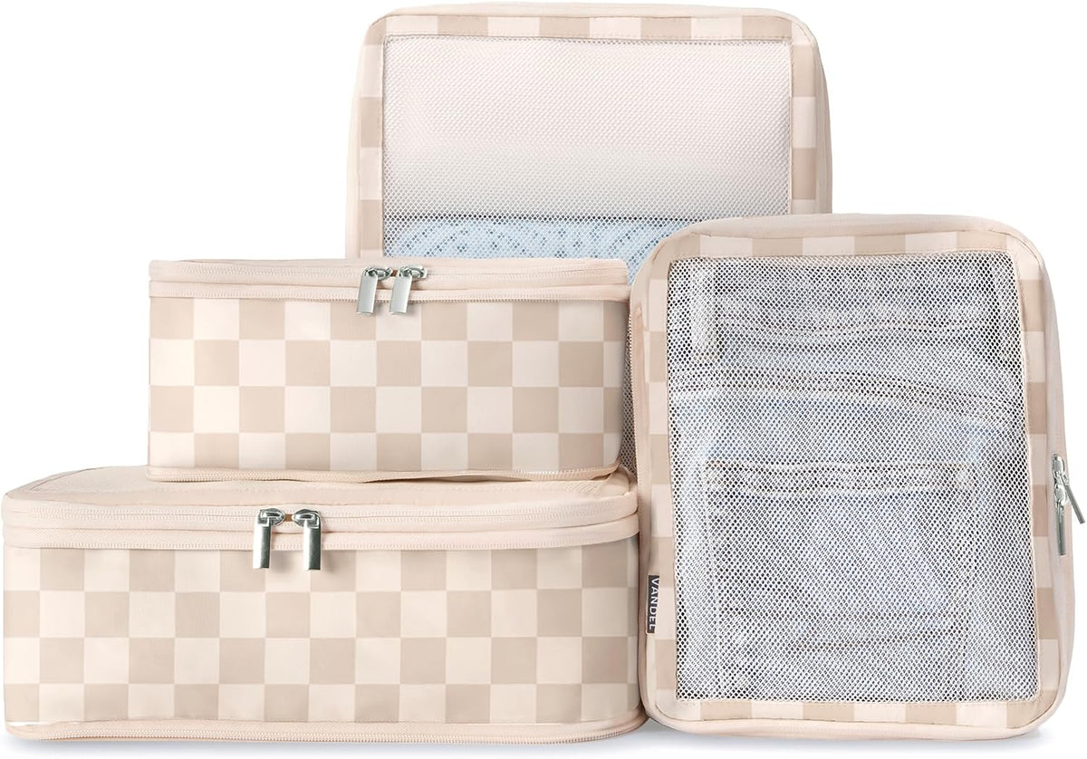 Space-Saving Compression Packing Cubes for Women, Men, Compressible Carry On Suit Case Organizer Luggage Packing Cubes for Travel Compression Organizer Bags for Luggage, Suitcase Cube