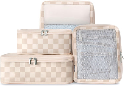 Space-Saving Compression Packing Cubes for Women, Men, Compressible Carry On Suit Case Organizer Luggage Packing Cubes for Travel Compression Organizer Bags for Luggage, Suitcase Cube