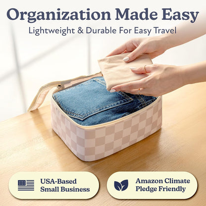 Space-Saving Compression Packing Cubes for Women, Men, Compressible Carry On Suit Case Organizer Luggage Packing Cubes for Travel Compression Organizer Bags for Luggage, Suitcase Cube