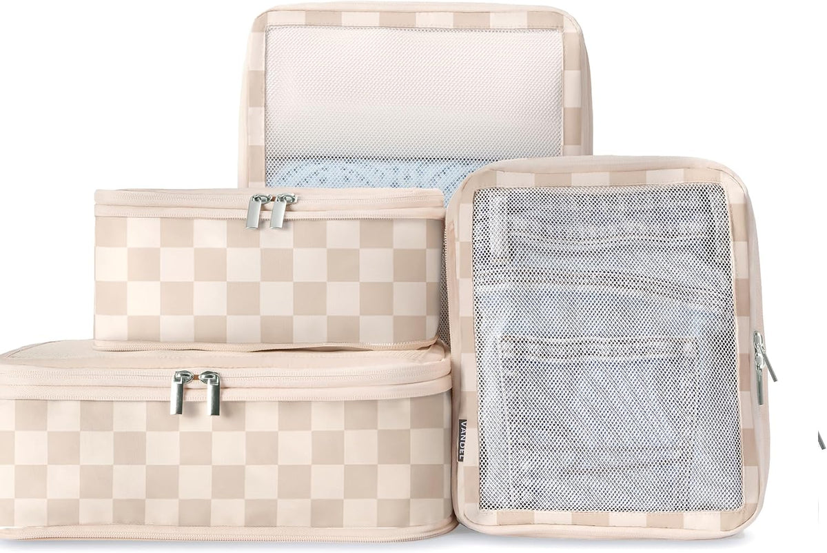 Space-Saving Compression Packing Cubes for Women, Men, Compressible Carry On Suit Case Organizer Luggage Packing Cubes for Travel Compression Organizer Bags for Luggage, Suitcase Cube