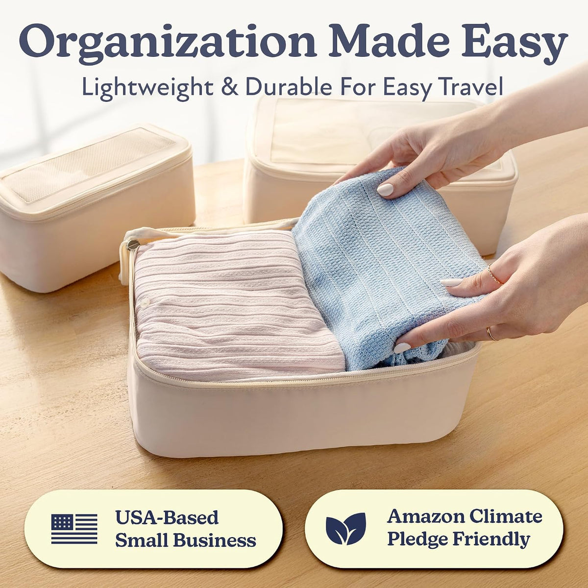 Space-Saving Compression Packing Cubes for Women, Men, Compressible Carry On Suit Case Organizer Luggage Packing Cubes for Travel Compression Organizer Bags for Luggage, Suitcase Cube