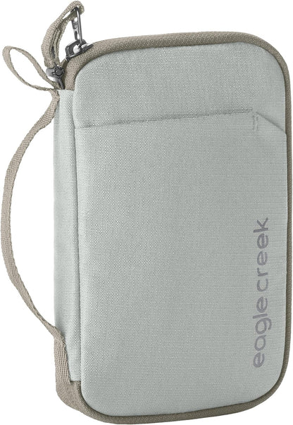 Stash RFID Passport Wallet – Slim Travel Organizer with RFID Blocking – Secure Storage for Passport, Cards & Cash – Lightweight & Water-Resistant – Unisex – Storm Grey