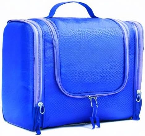 Bago Travel Toiletry Bag for Women and Men - Large Waterproof Hanging Large Toiletry Bag for Bathroom and Travel Bag for Toiletries Organizer -Makeup Bag (Blue)