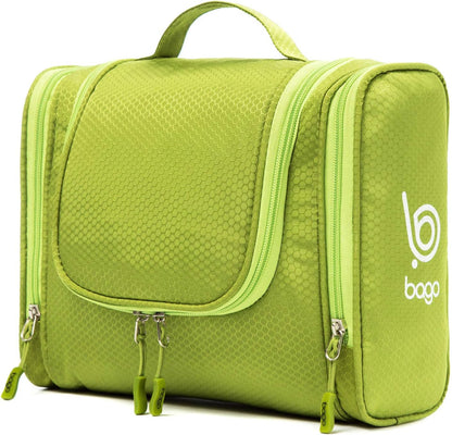 Bago Travel Toiletry Bag for Women and Men - Large Waterproof Hanging Large Toiletry Bag for Bathroom and Travel Bag for Toiletries Organizer -Makeup Bag (Blue)