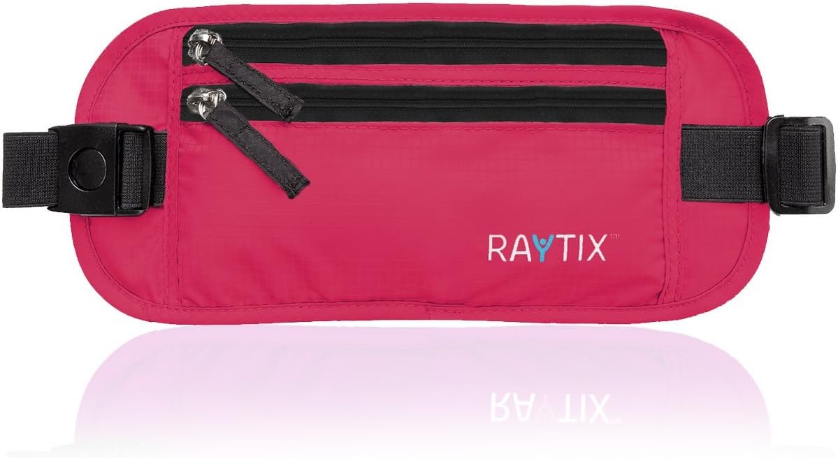 Money Belt For Travel Wallet Belt Passport Holder Travel Pouch to Protect You With RFID Transmissions –Secure, Hidden