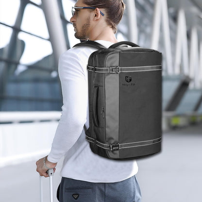 Laptop Backpack Carry-on, 40L Travel Backpacks, Lightweight Business Rucksack,TSA Friendly Airline Flight Approved Weekender Bag Daypack, Larger Durable Backpack Fits 17.3 Inch Laptop