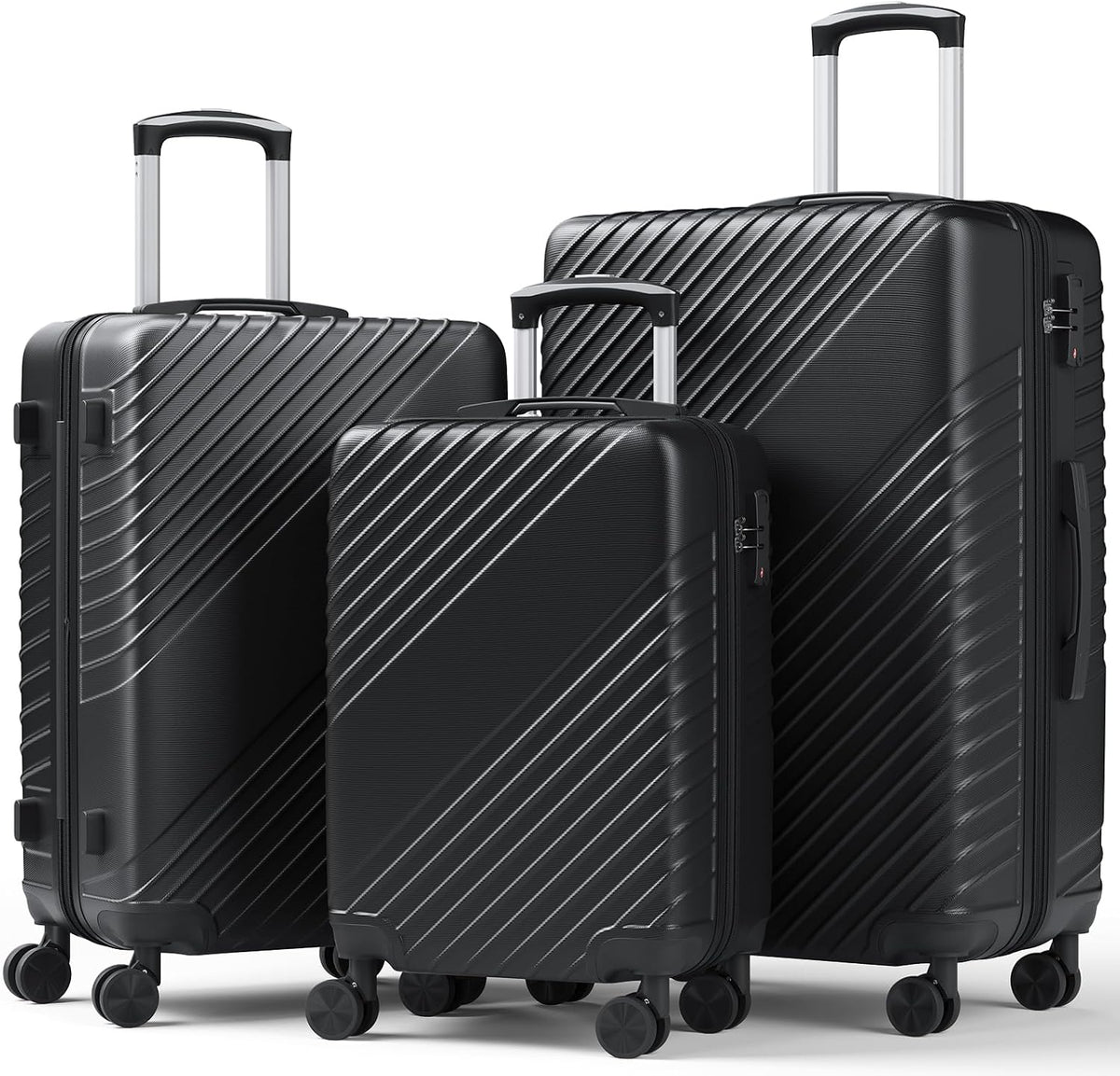20 Inch Carry On Luggage - Expandable Hard Shell Suitcases Lightweight Travel Suitcase with TSA Security Lock Portable and Waterproof ABS Hardside Luggages with 360°Spinner Wheels, Blue