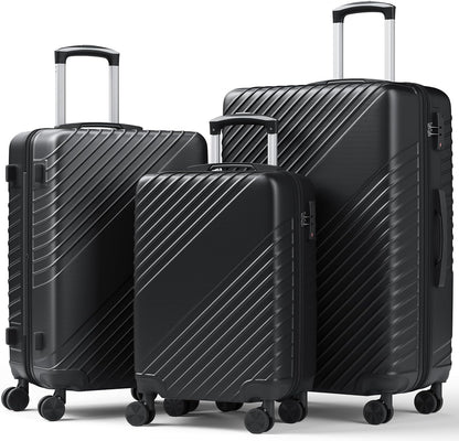 20 Inch Carry On Luggage - Expandable Hard Shell Suitcases Lightweight Travel Suitcase with TSA Security Lock Portable and Waterproof ABS Hardside Luggages with 360°Spinner Wheels, Blue