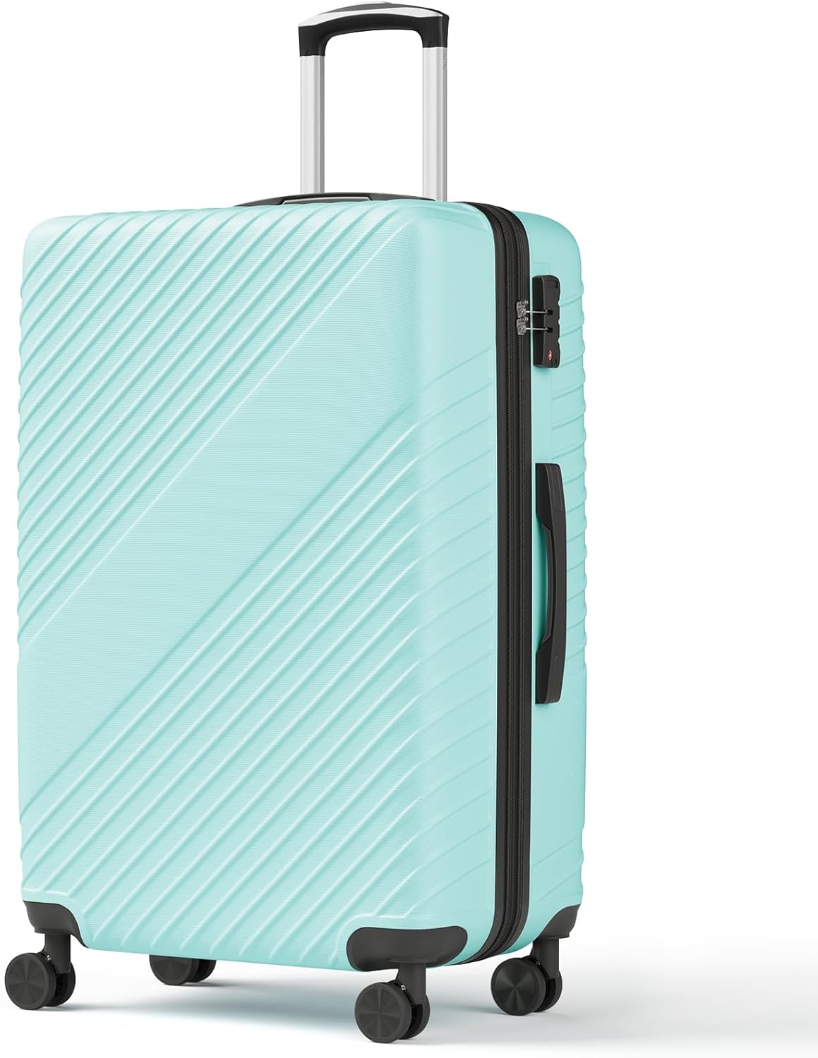 20 Inch Carry On Luggage - Expandable Hard Shell Suitcases Lightweight Travel Suitcase with TSA Security Lock Portable and Waterproof ABS Hardside Luggages with 360°Spinner Wheels, Blue