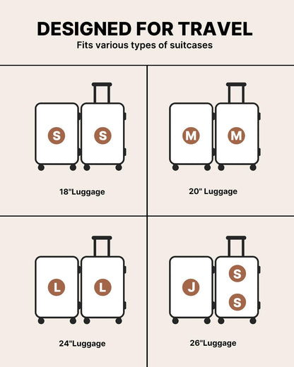 Vacuum Seal Bags for Clothing Travel, 16 Pack Vacuum Storage Bags with Rechargeable Wireless Pump, Space Saver Bags(4 Jumbo+4 Large+4 Medium+4 Small) for Travel Luggage, Suitcase Storage