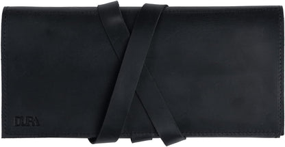 Jewelry Leather Organizer. Mothers Day Leather Organizer. Jewelry Roll. Jewelry Holder. Travel Jewelry Case. Birthday, ChristmasGift. (Black)