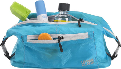 Electrolight Toiletry Kit for Travel, Gym, Bathroom, TSA Approved Waterproof Toiletry Bag with Hanging Straps and Non-Slip Bottom