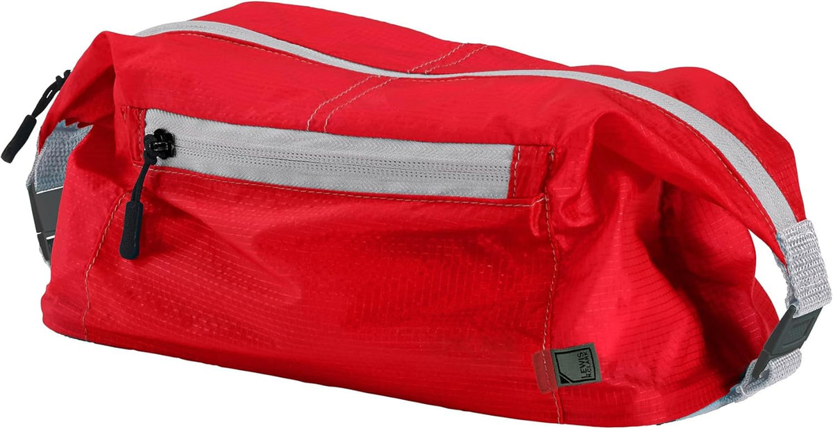 Electrolight Toiletry Kit for Travel, Gym, Bathroom, TSA Approved Waterproof Toiletry Bag with Hanging Straps and Non-Slip Bottom