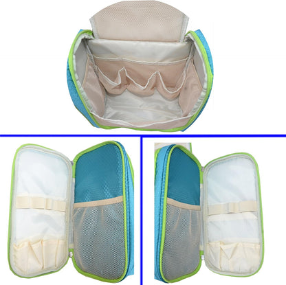 Extra Large Hanging Toiletry Bag for Men and Women - Water-Resistant Nylon Travel Bathroom Organizer for Cosmetics, Makeup, and Toiletries