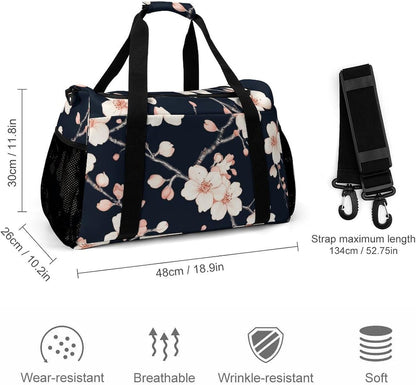 Weekender Overnight Bag Duffel for Travel Gym Sports Large Main Compartment Carry Handles